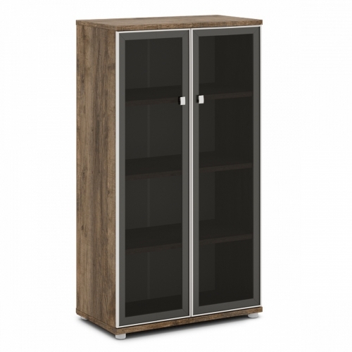 Шкаф со стеклом в алюминиевом профиле V-665 фото 2 Шкаф со стеклом в алюминиевом профиле V-665 фото 2