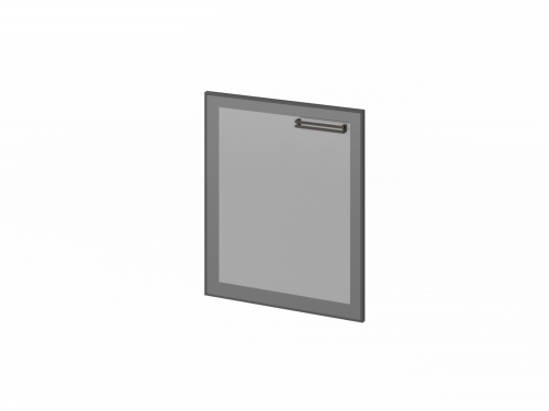 Дверь низкая стеклянная в профиле FB-013L Дверь низкая стеклянная в профиле FB-013L