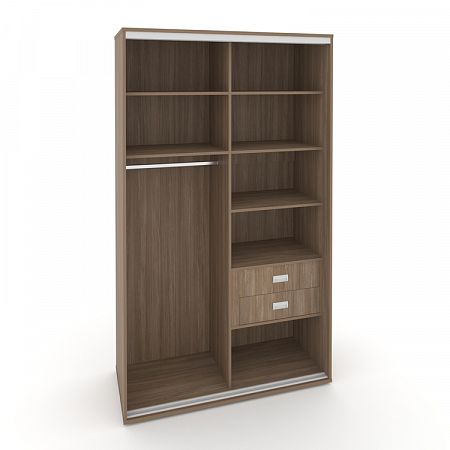 Корпус 2-х секционного шкафа высокого L=1500мм Maris SH.K2-5.1 K2