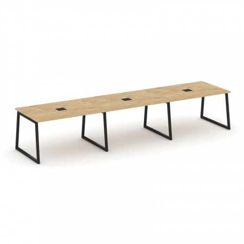 Style Project Стол переговорный SN-4T1.SPRG-021 Акация Лорка/Металл Антрацит/Заглушка Металл Антраци фото 2 Style Project Стол переговорный SN-4T1.SPRG-021 Акация Лорка/Металл Антрацит/Заглушка Металл Антраци фото 2