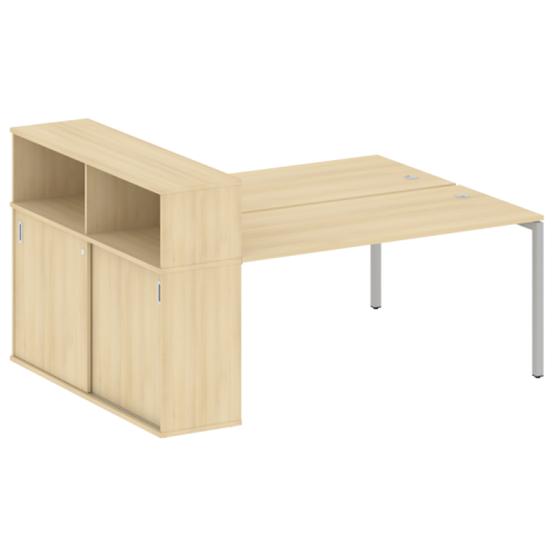 Бенч-система с шкафом-купе на П-обр. м/к Metal System Quattro 40БП.РС-СШК-2.4 фото 14 Бенч-система с шкафом-купе на П-обр. м/к Metal System Quattro 40БП.РС-СШК-2.4 фото 14