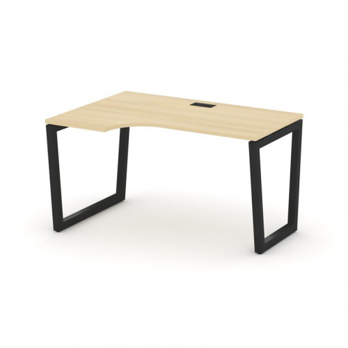 Style Project Стол рабочий эргоном. SN-5T2.SPA-021(L) Акация Лорка/Металл Антрацит/Заглушка Пластик фото 6