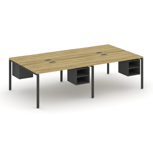 Бенч-система на 4 места с подвесными тумбами Concept CN.DRS-128 фото 3 Бенч-система на 4 места с подвесными тумбами Concept CN.DRS-128 фото 3