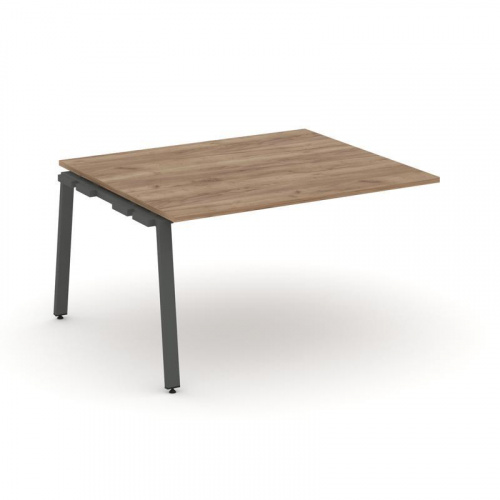 Style Project Проходной наб. элем. перег. стола SN-6A.NSPRG-033.3 Дуб Наварра/Металл Белый 1380*1180 фото 26