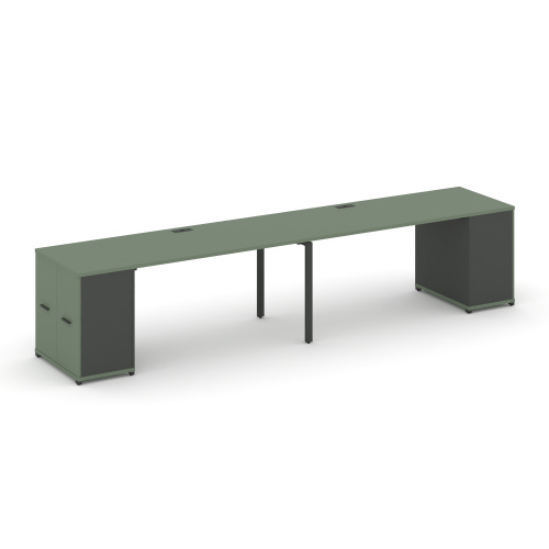 Бенч-система с опорными распашными шкафами Concept CN.ORS-220 фото 2 Бенч-система с опорными распашными шкафами Concept CN.ORS-220 фото 2