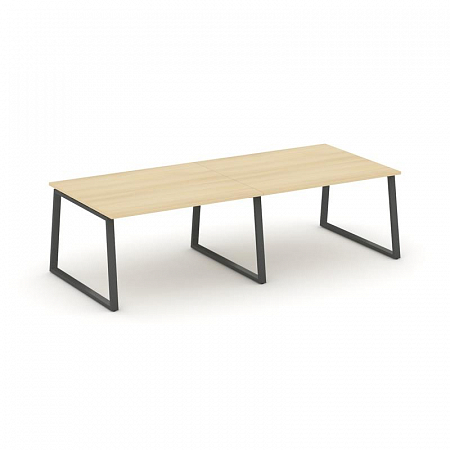 Style Project Стол переговорный SN-6T1.SPRG-042.3 Акация Лорка/Металл Антрацит 2360*1180*750