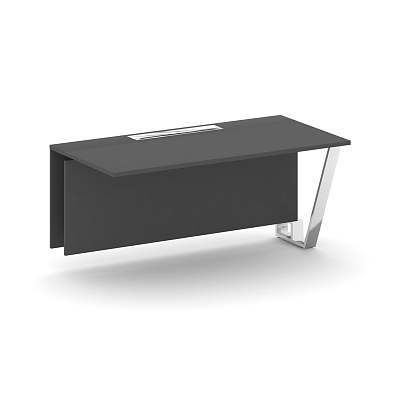 Steel Meet Проходной модуль MDK-PR.B.SPPO-16 Антрацит/Нержавеющая Сталь/Хром 1600*800*750