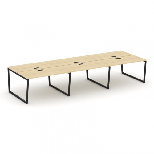 Style Project Рабочая станция 2-х сторон. SN-4T2.DRS-083 Акация Лорка/Металл Антрацит/Заглушка Пласт фото 19