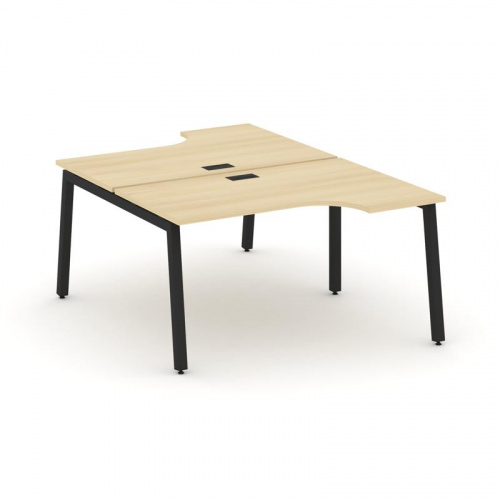 Style Project Рабочая станция эргоном. SN-5A.DRPA-012 Дуб Наварра/Металл Антрацит 1580*1432/1992*750 фото 6