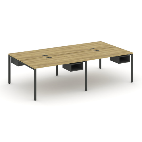 Бенч-система на 4 места с подвесными тумбами Concept CN.DRS-122 фото 3