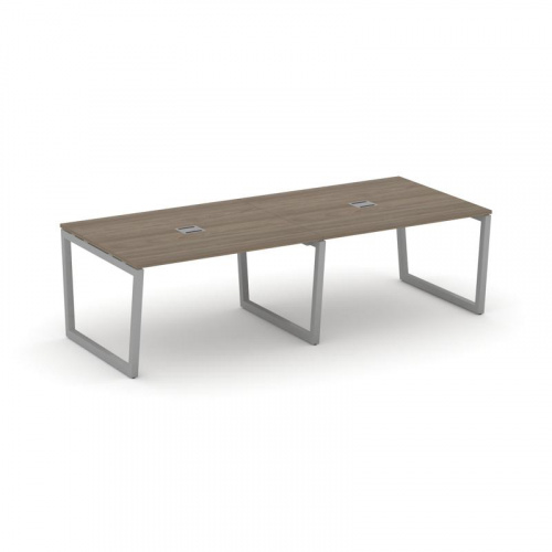 Style Project Стол переговорный SN-5T2.SPRG-043 Акация Лорка/Металл Антрацит/Заглушка Металл Антраци фото 14