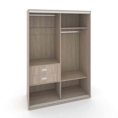 Корпус 2-х секционного шкафа низкого L=1500мм Maris SH.K2-5.2 K4 фото 3