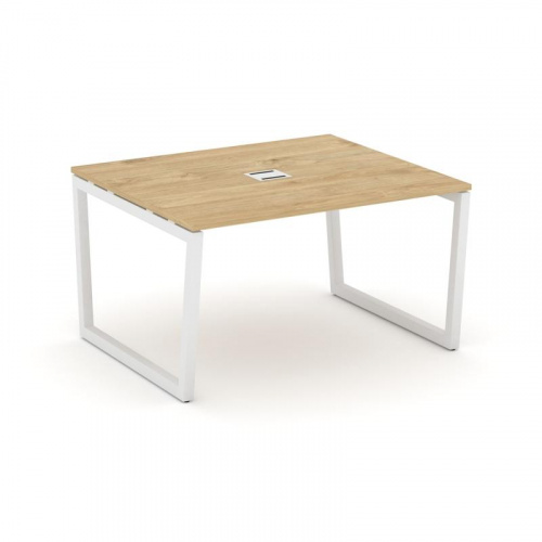 Style Project Стол переговорный SN-5T2.SPRG-034 Акация Лорка/Металл Антрацит/Заглушка Металл Антраци фото 3