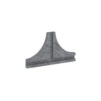 AcustiX Соединитель для войлочных экранов Т-образный VE.SVE-T Морская Галька 200*115*12