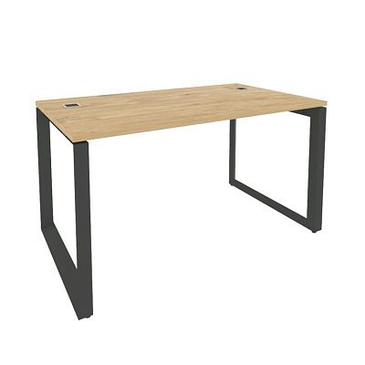 Onix Direct Стол рабочий руководителя на О-образном м/к O.MO-SRR-3.8 Тиквуд Светлый/Металл Антрацит