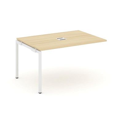 Style Project Проходной наб. элем. перег. стола SN-4P.NSPRG-004 Акация Лорка/Металл Белый 1580*980*7