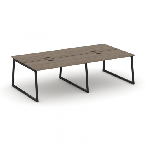 Style Project Рабочая станция 2-х сторон. SN-4T1.DRS-032 Акация Лорка/Металл Антрацит/Заглушка Пласт фото 6