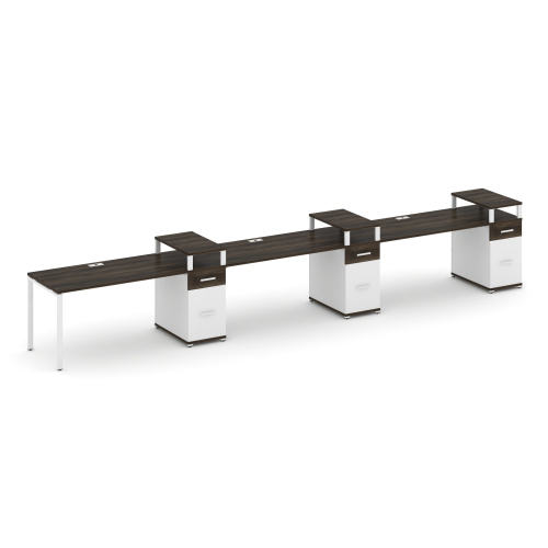 Бенч-система на 3 места с 3 опорными тумбами Concept CN.ORS-463 фото 10 Бенч-система на 3 места с 3 опорными тумбами Concept CN.ORS-463 фото 10