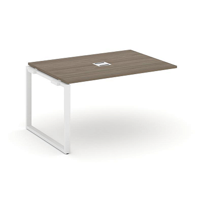 Style Project Проходной наб. элем. перег. стола SN-6O.NSPRG-002 Вяз Благородный/Металл Белый 1180*98