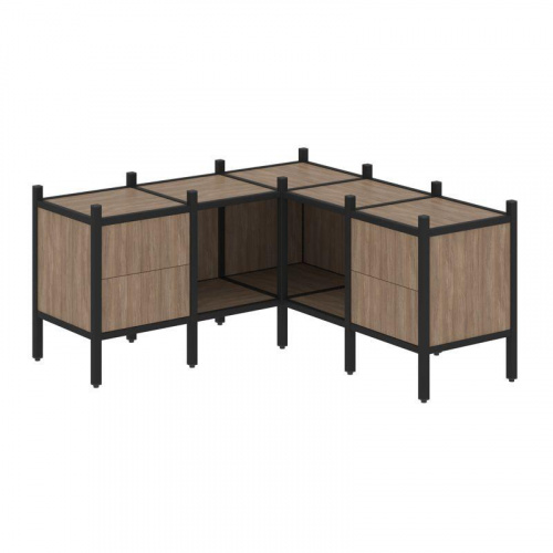 Стеллаж офисный угловой Loft VR.L-27 фото 10 Стеллаж офисный угловой Loft VR.L-27 фото 10