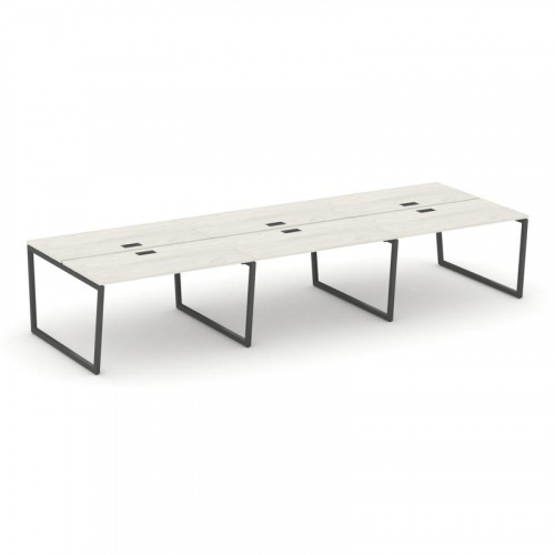 Style Project Рабочая станция 2-х сторон. SN-4T2.DRS-083 Акация Лорка/Металл Антрацит/Заглушка Пласт фото 24