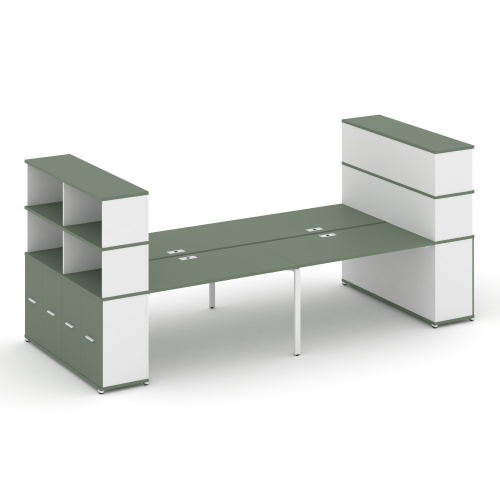 Бенч-система с опорными распашными шкафами Concept CN.DRS-274 фото 5