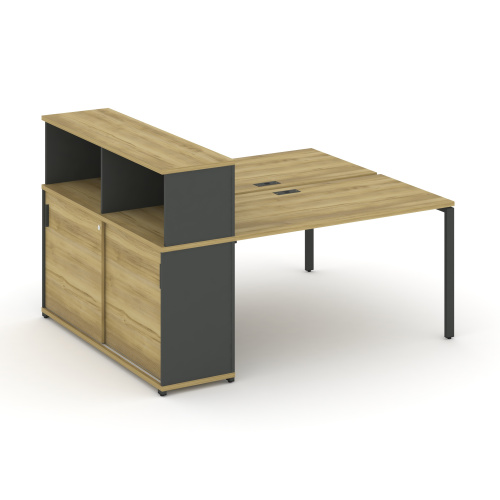 Бенч-система с опорным шкафом-купе с надставкой Concept CN.DRS-237 фото 4 Бенч-система с опорным шкафом-купе с надставкой Concept CN.DRS-237 фото 4