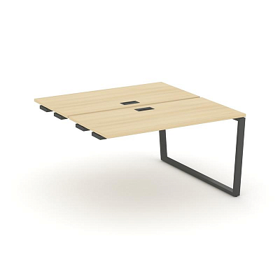 Style Project Стол-приставка к опор. элем. SN-6T2.DPRS-024 Акация Лорка/Металл Антрацит/Заглушка Пла