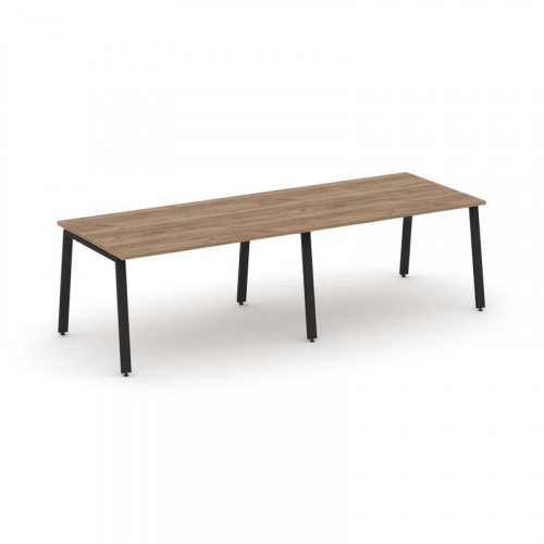 Style Project Стол переговорный SN-6A.SPRG-013.3 Дуб Табак/Металл Антрацит 2760*980*750 фото 3 Style Project Стол переговорный SN-6A.SPRG-013.3 Дуб Табак/Металл Антрацит 2760*980*750 фото 3