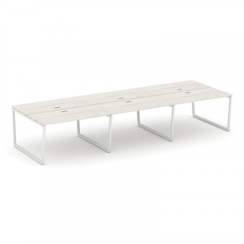 Style Project Рабочая станция 2-х сторон. SN-4T2.DRS-083 Акация Лорка/Металл Антрацит/Заглушка Пласт фото 12