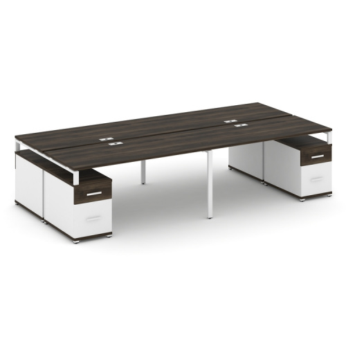 Бенч-система на 4 места с 2 опорными тумбами Concept CN.DRS-332 фото 10