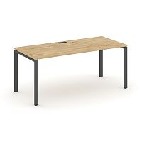 Style Project Direct Стол письменный SN-6P.SR-026.M Тиквуд Светлый/Металл Антрацит/Заглушка Металл А