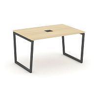 Style Project Стол переговорный SN-4T2.SPRG-004 Акация Лорка/Металл Антрацит/Заглушка Металл Антраци