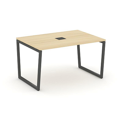 Style Project Стол переговорный SN-4T2.SPRG-004 Акация Лорка/Металл Антрацит/Заглушка Металл Антраци