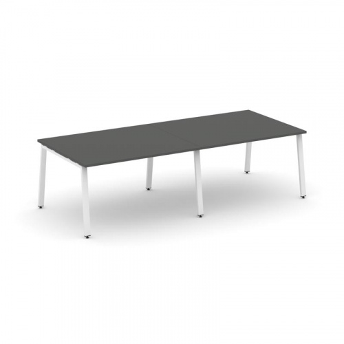 Style Project Стол переговорный SN-6A.SPRG-042.3 Дуб Наварра/Металл Белый 2360*1180*750 фото 17