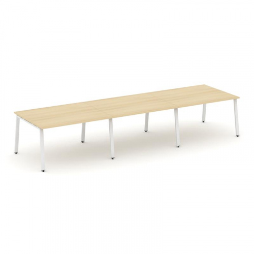 Style Project Стол переговорный SN-6A.SPRG-053.3 Тиквуд Светлый/Металл Антрацит 4140*1180*750 фото 15