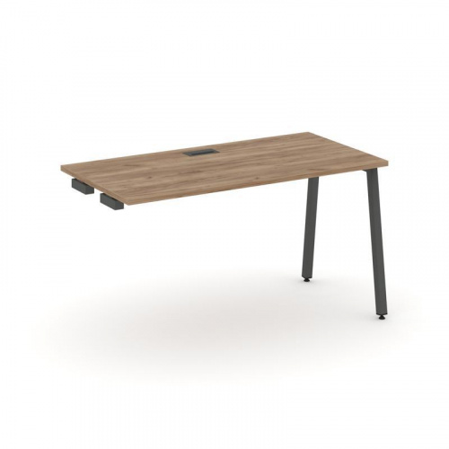 Style Project Стол-приставка к опор. элем. SN-4A.OPRS-004 Дуб Наварра/Металл Антрацит 1580*600*750 фото 19