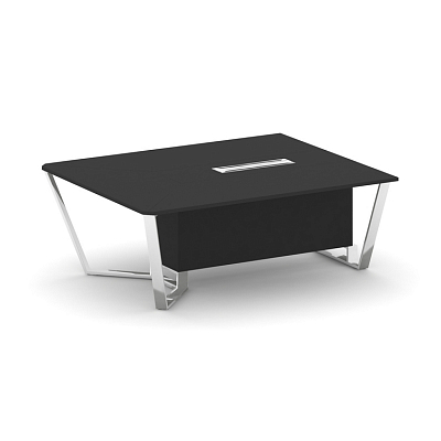 Steel Meet Начальный модуль L=2000 MF-PR.B.SPNW-20 Черный/МДФ Ультраматт Черный/Нержавеющая сталь/Хр