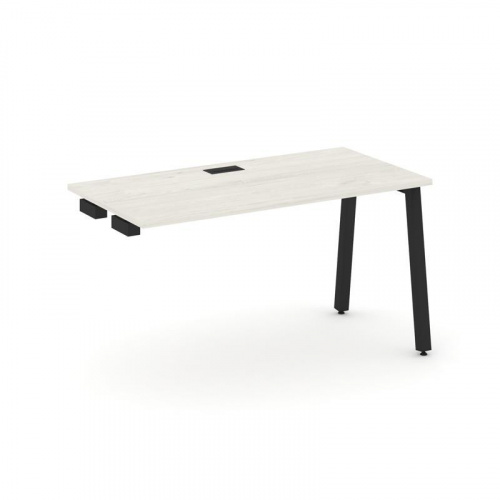 Style Project Стол-приставка к опор. элем. SN-5A.OPRS-014 Дуб Наварра/Металл Белый 1580*700*750 фото 7