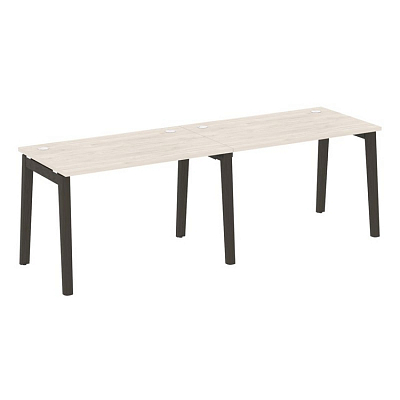 Onix Wood Рабочая станция OW.RS-2.2.7 Денвер Светлый/Дуб Темный/Металл Антрацит 2360*720*750