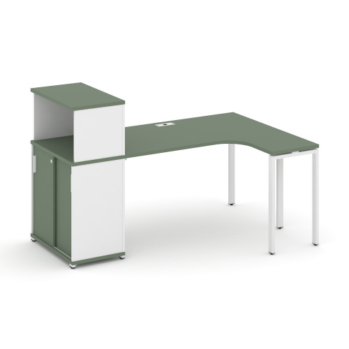 Стол эргономичный с опорным шкафом-купе Concept CN.SA-220(R) Стол эргономичный с опорным шкафом-купе Concept CN.SA-220(R)