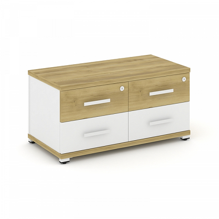 Тумба приставная с 2 ящиками Concept CN.TSP-001 W