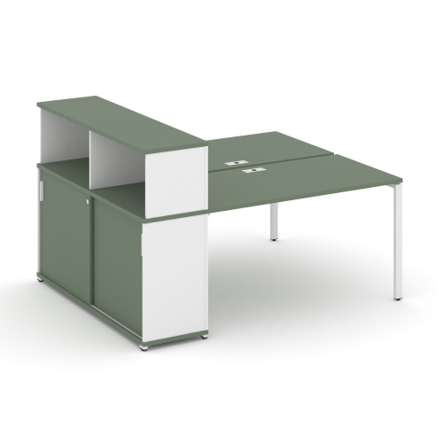 Бенч-система с опорным шкафом-купе с надставкой Concept CN.DRS-237 фото 5 Бенч-система с опорным шкафом-купе с надставкой Concept CN.DRS-237 фото 5