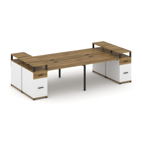 Бенч-система на 4 места с 2 опорными тумбами Concept CN.DRS-446 фото 7 Бенч-система на 4 места с 2 опорными тумбами Concept CN.DRS-446 фото 7