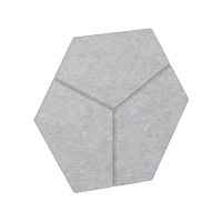 AcustiX Настенная панель шестигранная (3 луча) VE.NP-6G3L-300 Зимний Лес 600*520*12(сторона 300мм)