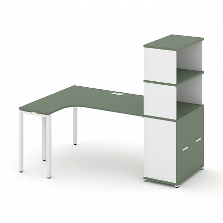 Стол эргономичный с опорным распашным шкафом Concept CN.SA-216(L)