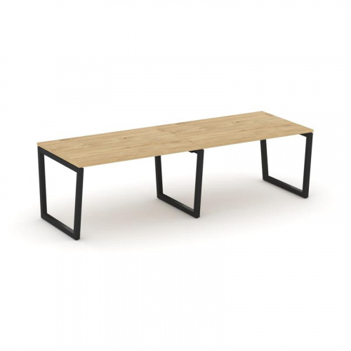 Style Project Стол переговорный SN-5T2.SPRG-012.3 Акация Лорка/Металл Антрацит 2360*980*750