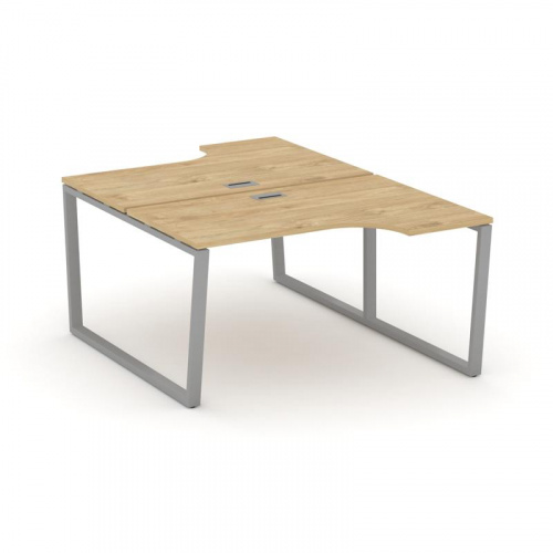 Style Project Рабочая станция эргоном. SN-6T2.DRPA-011 Акация Лорка/Металл Антрацит/Заглушка Пластик фото 2