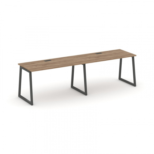 Style Project Рабочая станция 1 сторон. SN-4T1.ORS-002 Акация Лорка/Металл Антрацит/Заглушка Пластик фото 10