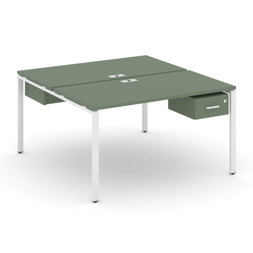 Бенч-система на 2 места с подвесными тумбами Concept CN.DRS-110